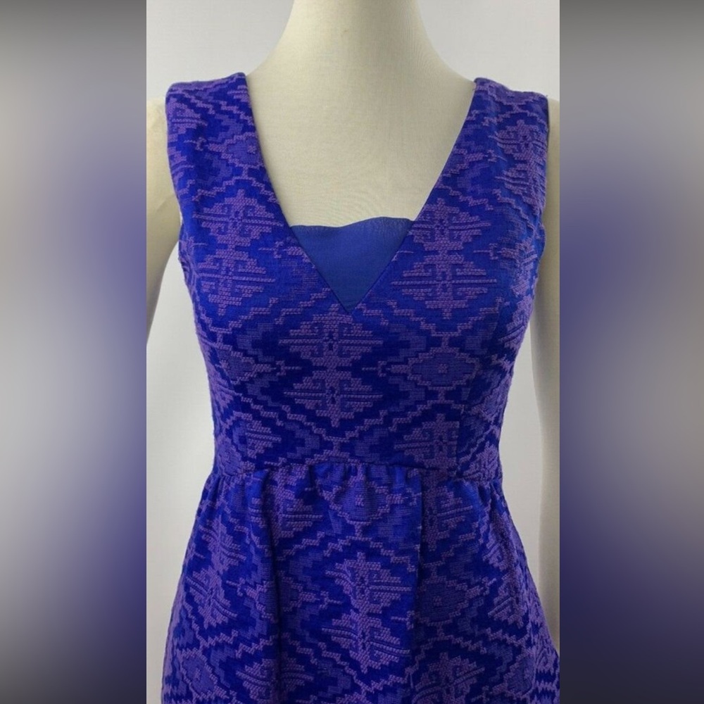 Maeve Royal Blue and Violet Dress